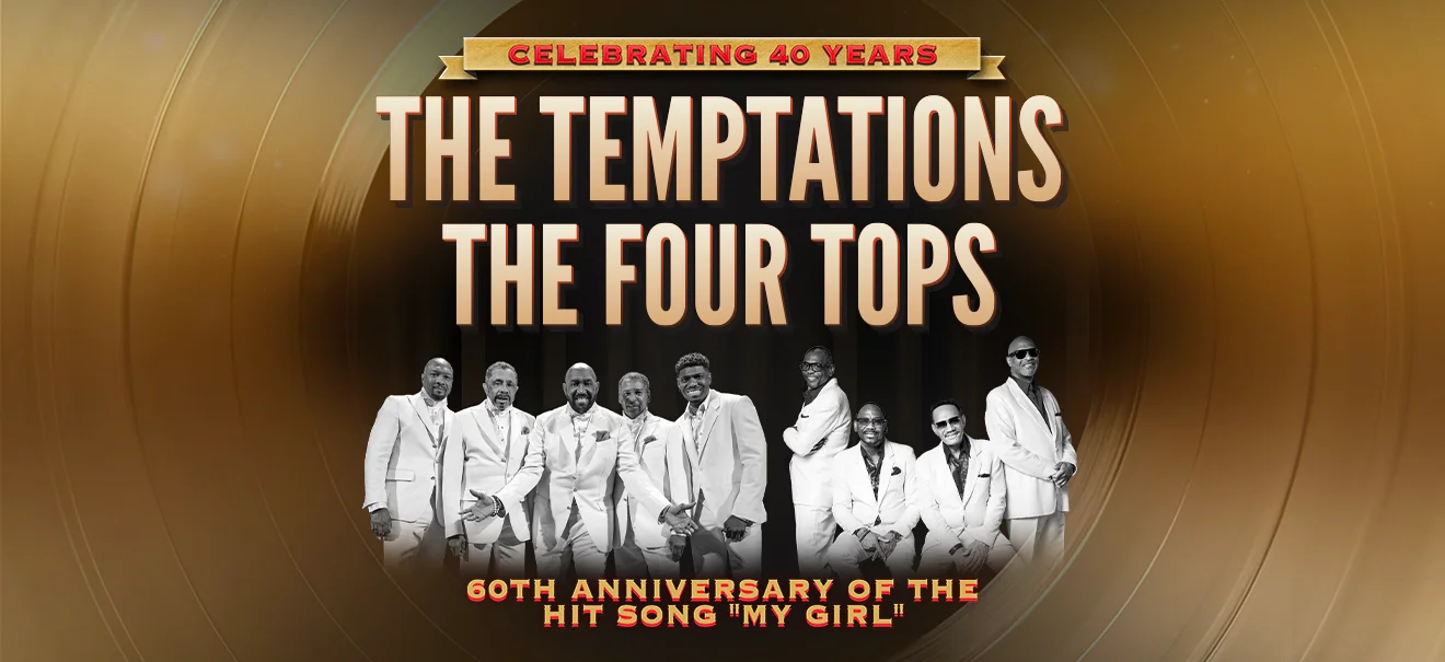 The Temptations 40th Anniversary Tour Poster 2025
